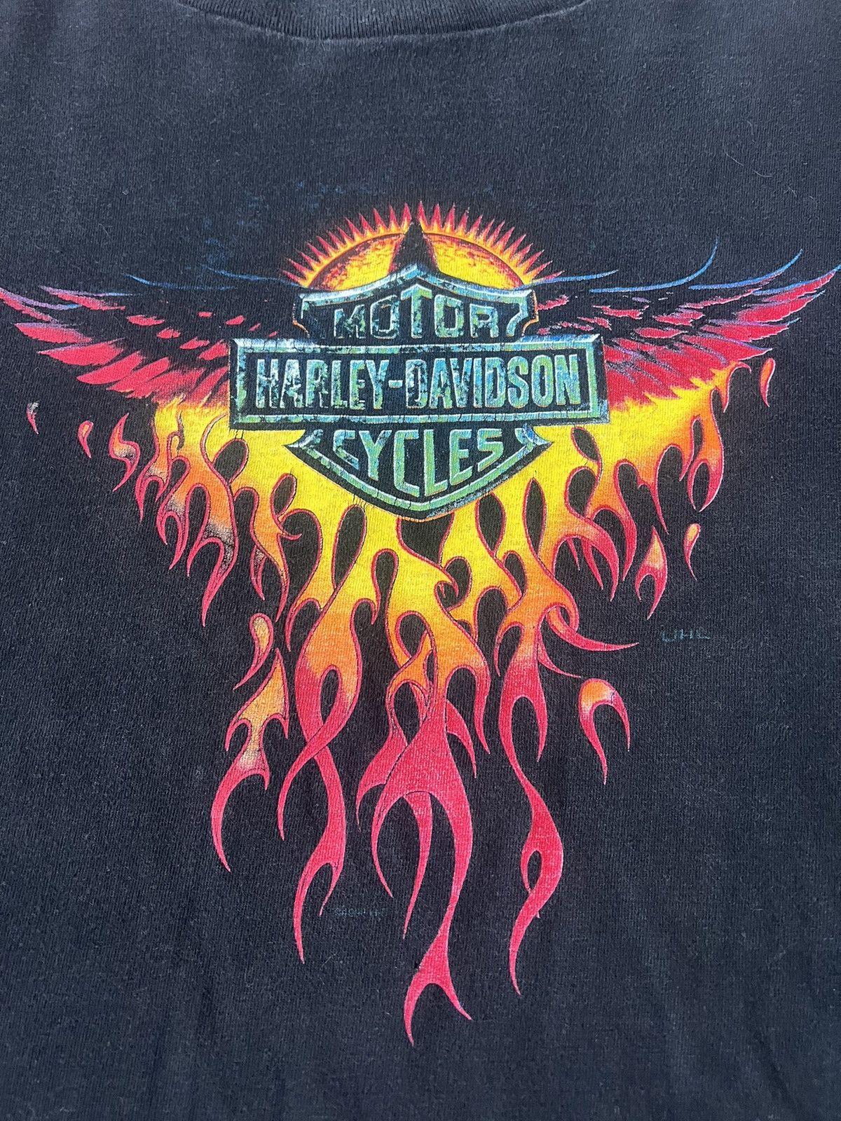 Harley Davidson Harley Davidson Flame shirt aspen colorado Size US XL / EU 56 / 4 - 4 Thumbnail