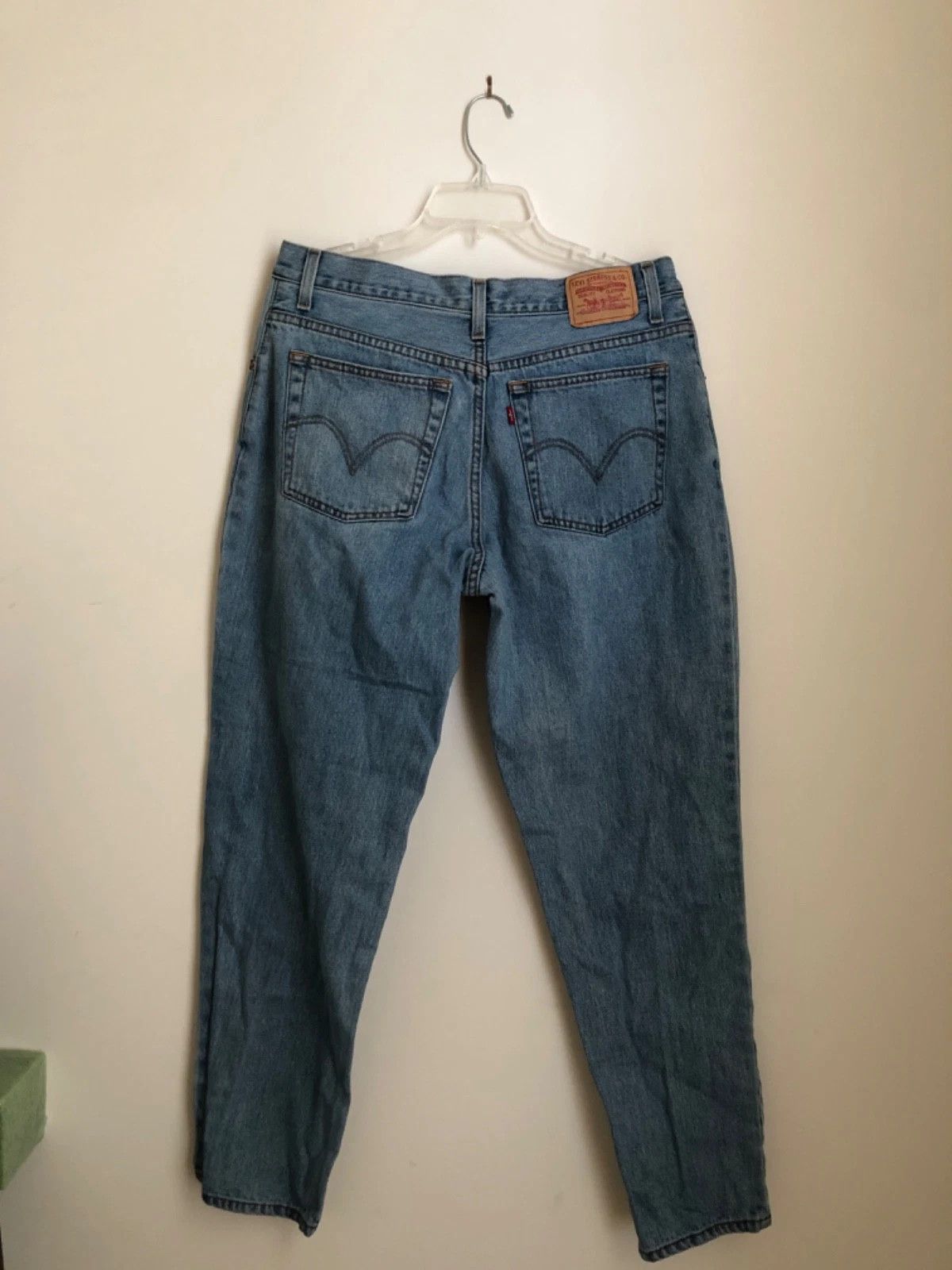 Levi's Vintage Clothing Levis Jeans 14 Blue Vintage 550 Tapered Relaxed Fit Casual Size 36" / US 14 / IT 50 - 3 Thumbnail