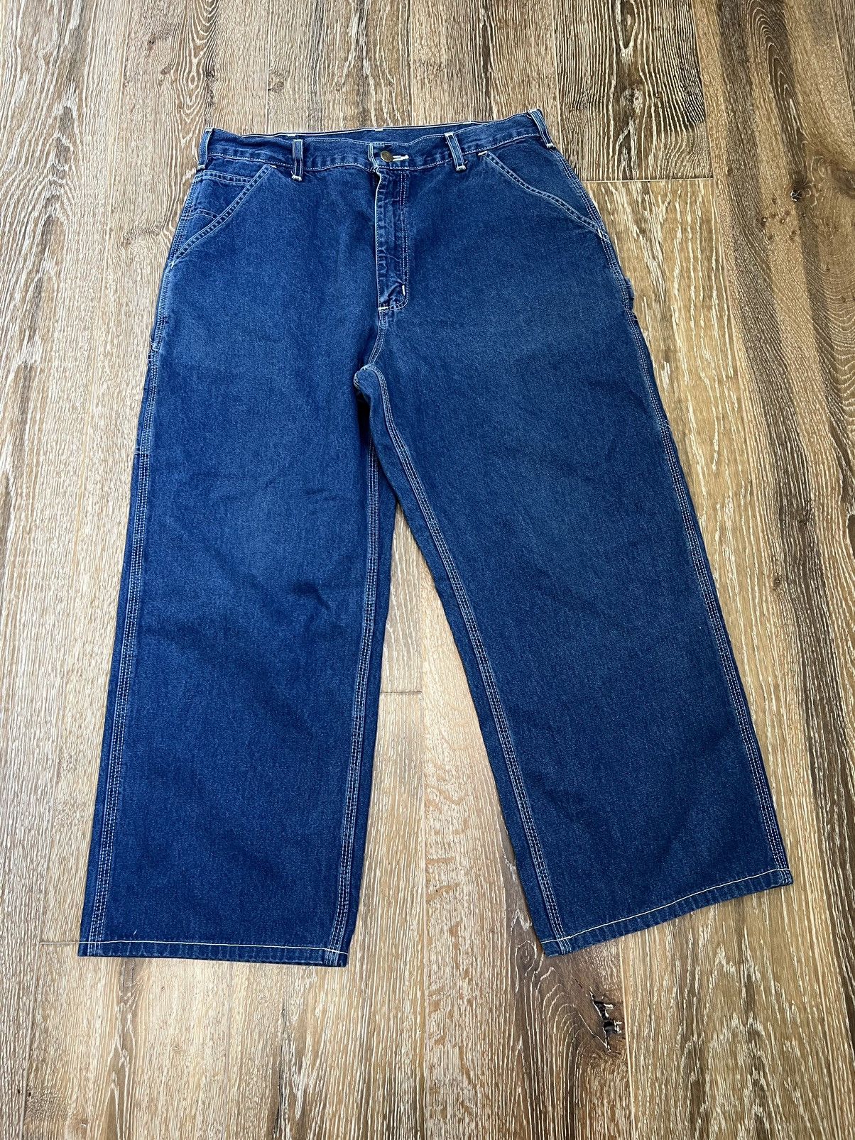 Carhartt Vintage carhartt carpenter workpants jeans Size US 34 / EU 50 - 1 Thumbnail