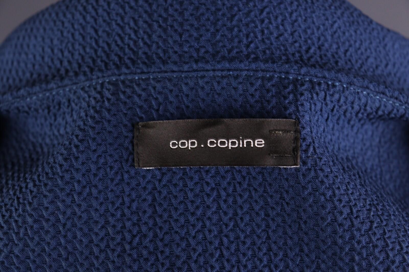 Designer Cop Copine Tou Top Blue Long Sleeve Top Shirt Size L Size L / US 10 / IT 46 - 8 Thumbnail