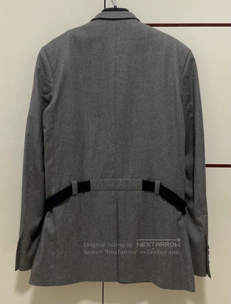 Dior Dior Gray Notched Lapel Belt Buckle Suit i Size US M / EU 48-50 / 2 - 2 Thumbnail