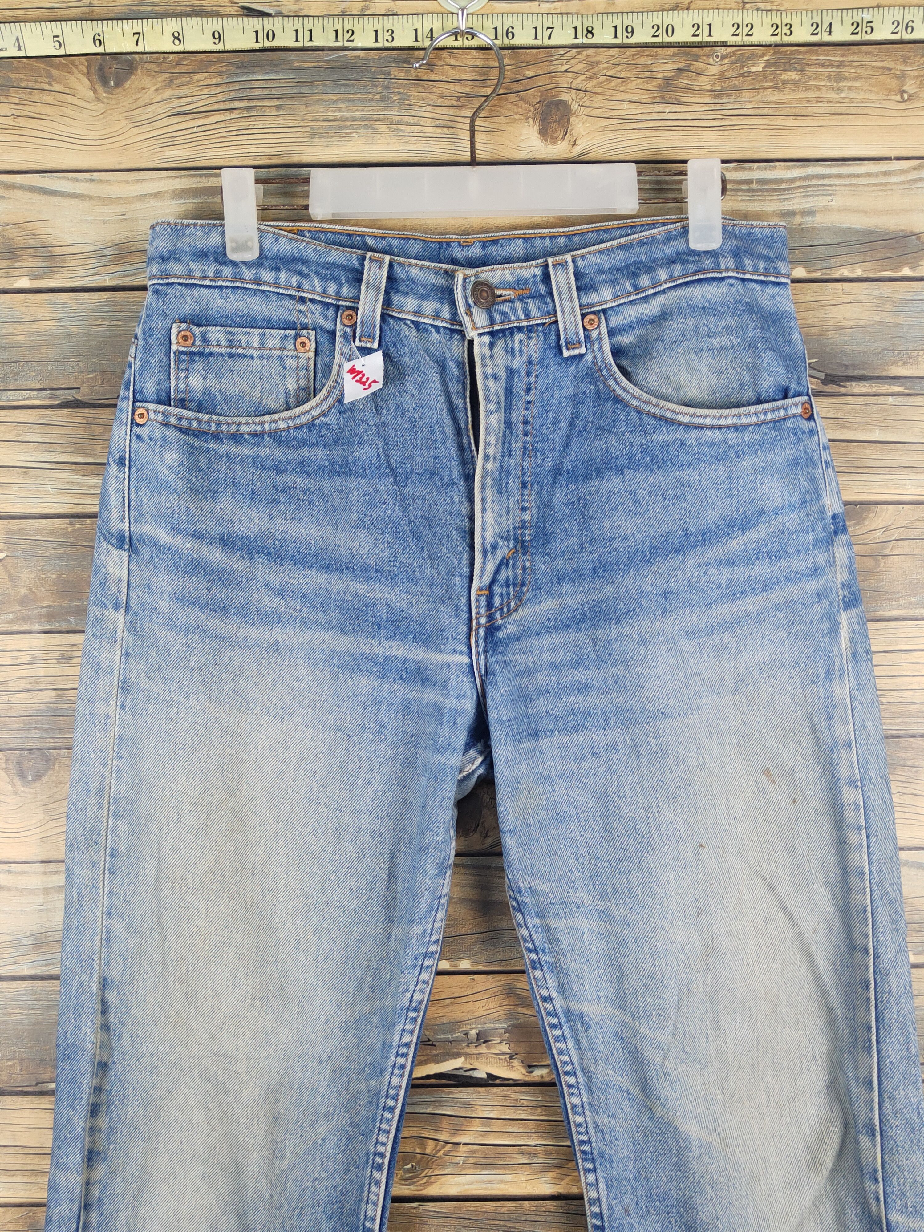 Levi's Levi's vintage Blue Distressed Ripped denim Jeans #w1325 Size US 32 / EU 48 - 2 Thumbnail