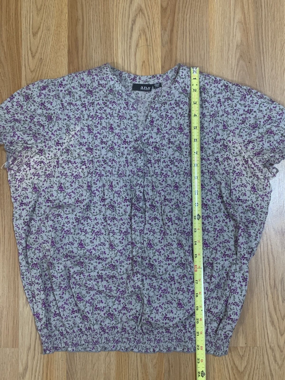 Other SzM (W’s)- A.N.A A New Approach Floral Print V-Neck Blouse Size M / US 6-8 / IT 42-44 - 6 Thumbnail