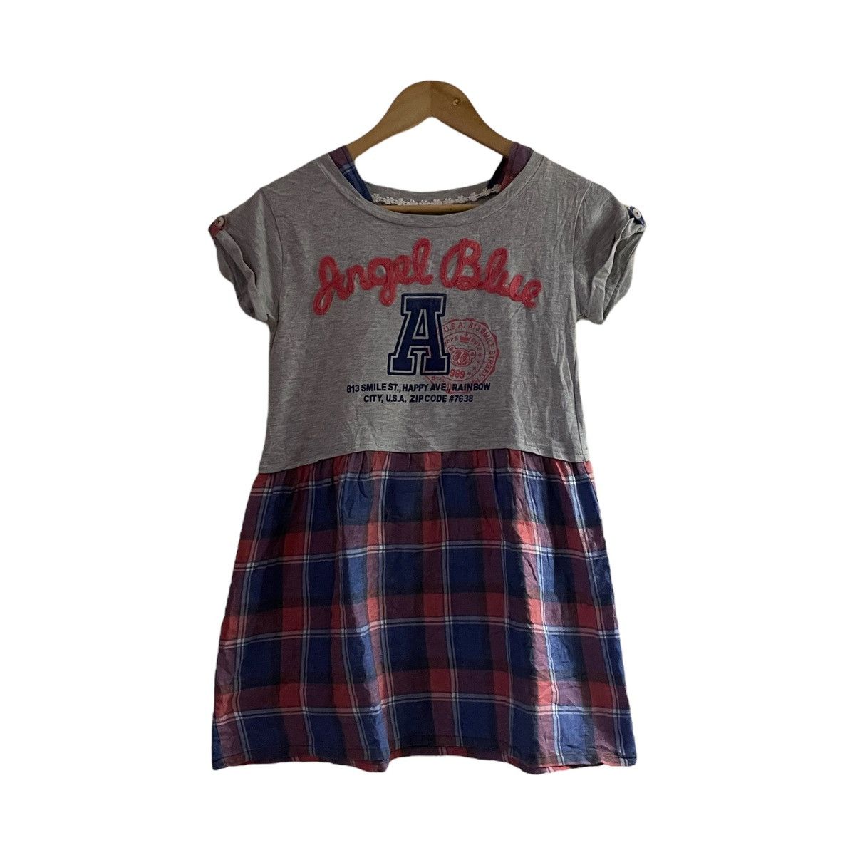 Angel Blue Cute Mini Collection Angel Blue Mini Dress Checkeboard Size S / US 4 / IT 40 - 2 Thumbnail