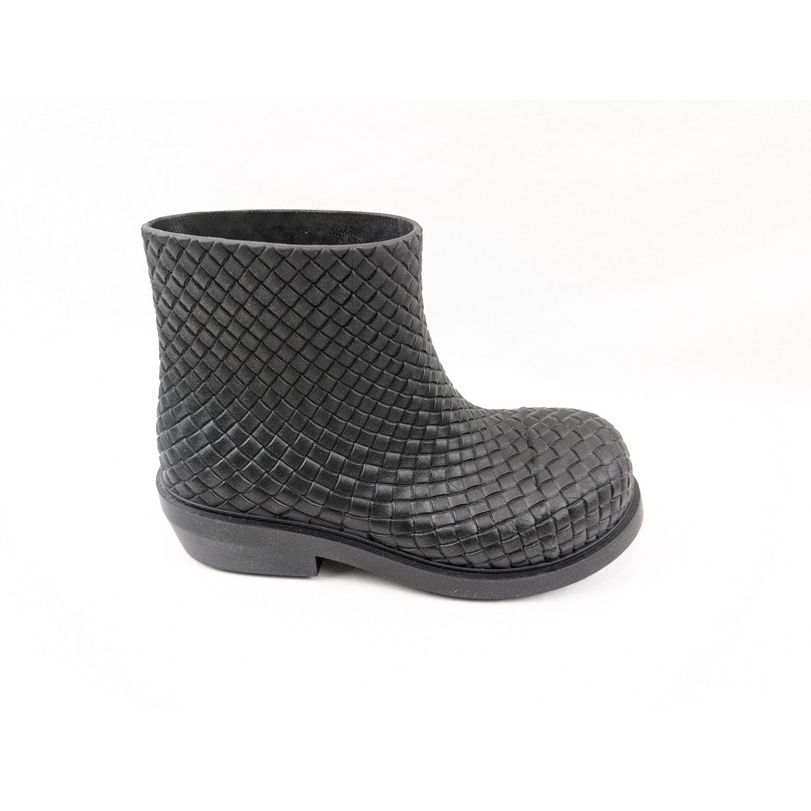 Bottega Veneta o1rshd1 Fireman Ankle Boots in Black Size US 11 / EU 44 - 1 Thumbnail
