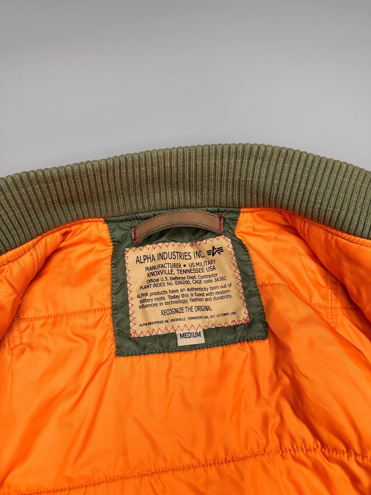 Alpha Industries Vintage Y2k Alpha Industries Bomber Jacket MA-2 Size US M / EU 48-50 / 2 - 6 Thumbnail