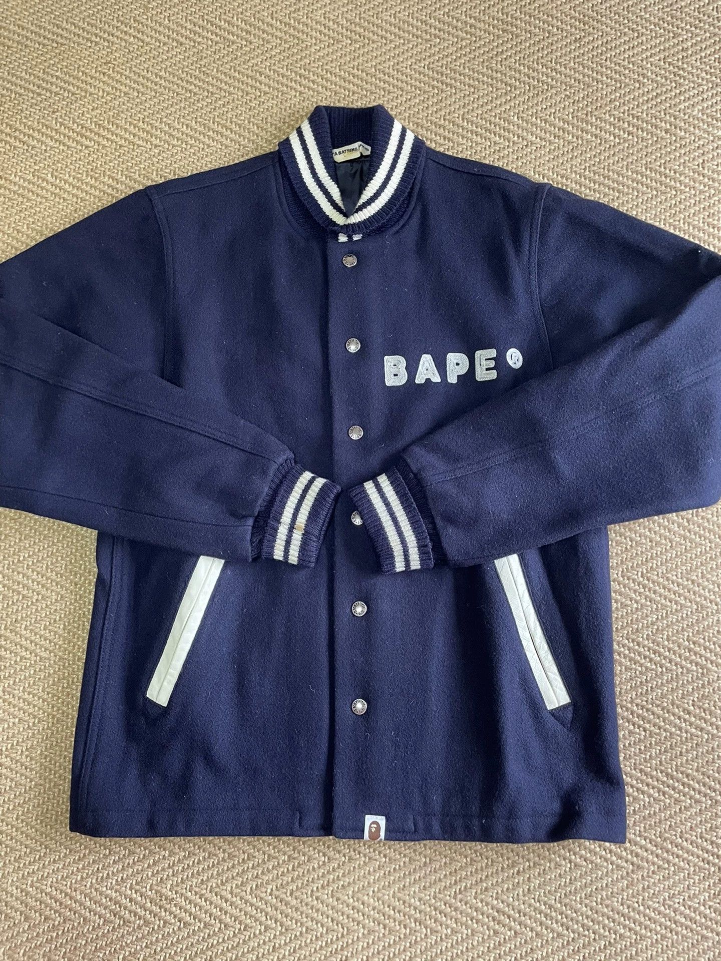 Bape BAPE NIGO Era Ape Head Embroidered Wool Baseball Navy M Size US M / EU 48-50 / 2 - 3 Thumbnail