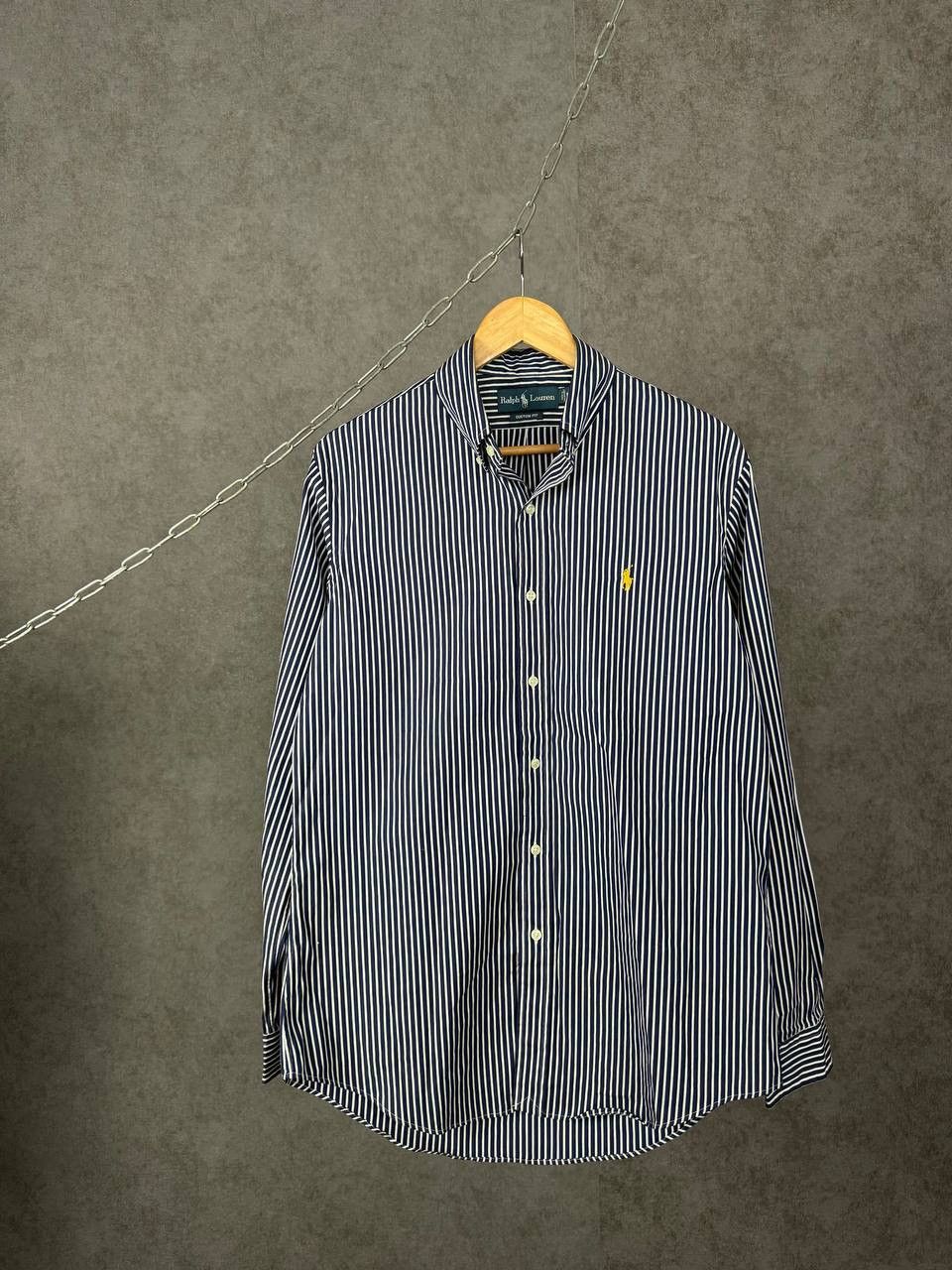 Polo Ralph Lauren Polo Ralph Lauren vintage designer logo striped shirt Size US L / EU 52-54 / 3 - 1 Thumbnail