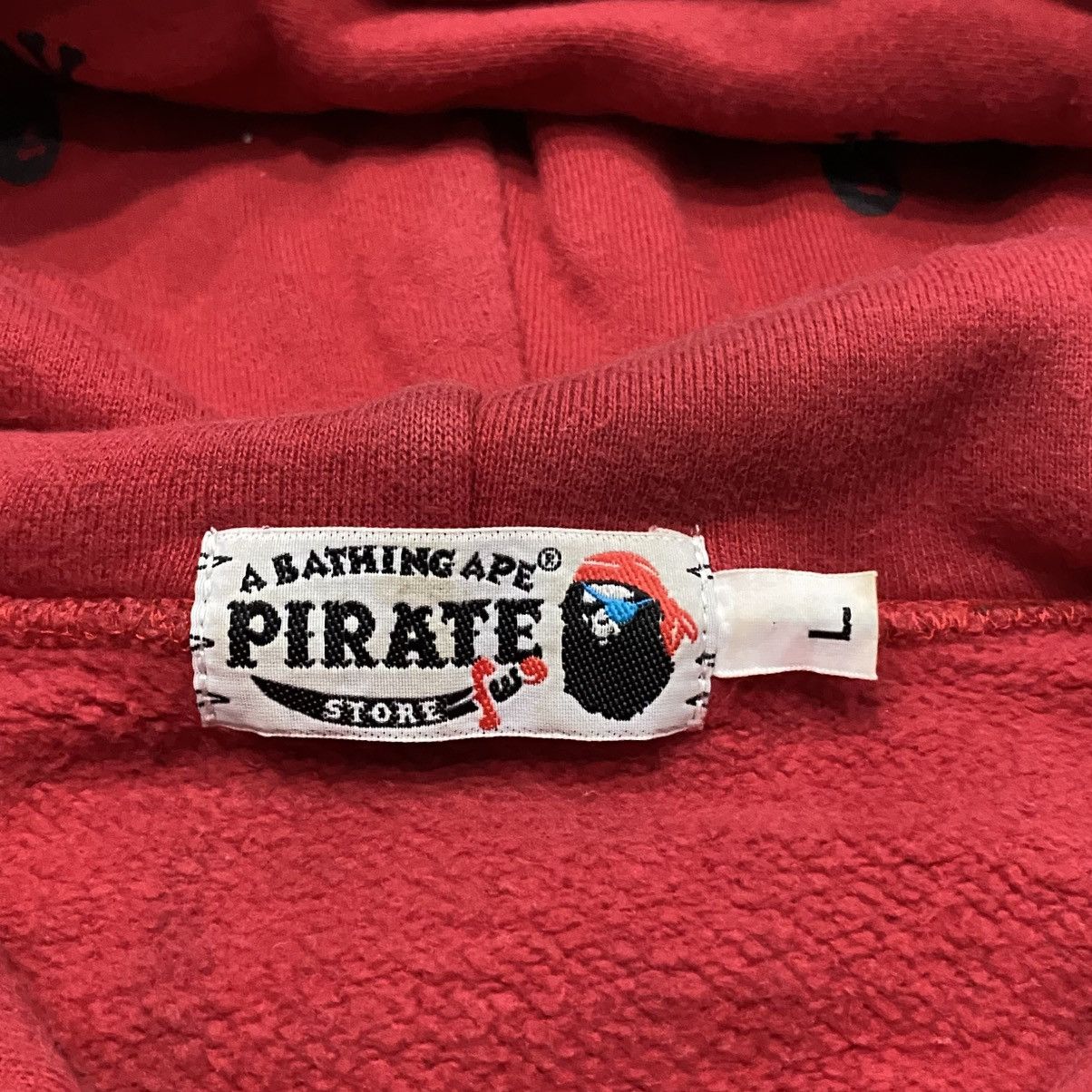 Bape Bape Pirate Monogram Hoodie Size US L / EU 52-54 / 3 - 2 Thumbnail