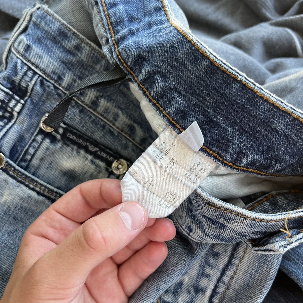 Armani Vintage EA Armani Jeans Big Logo Size US 36 / EU 52 - 15 Thumbnail