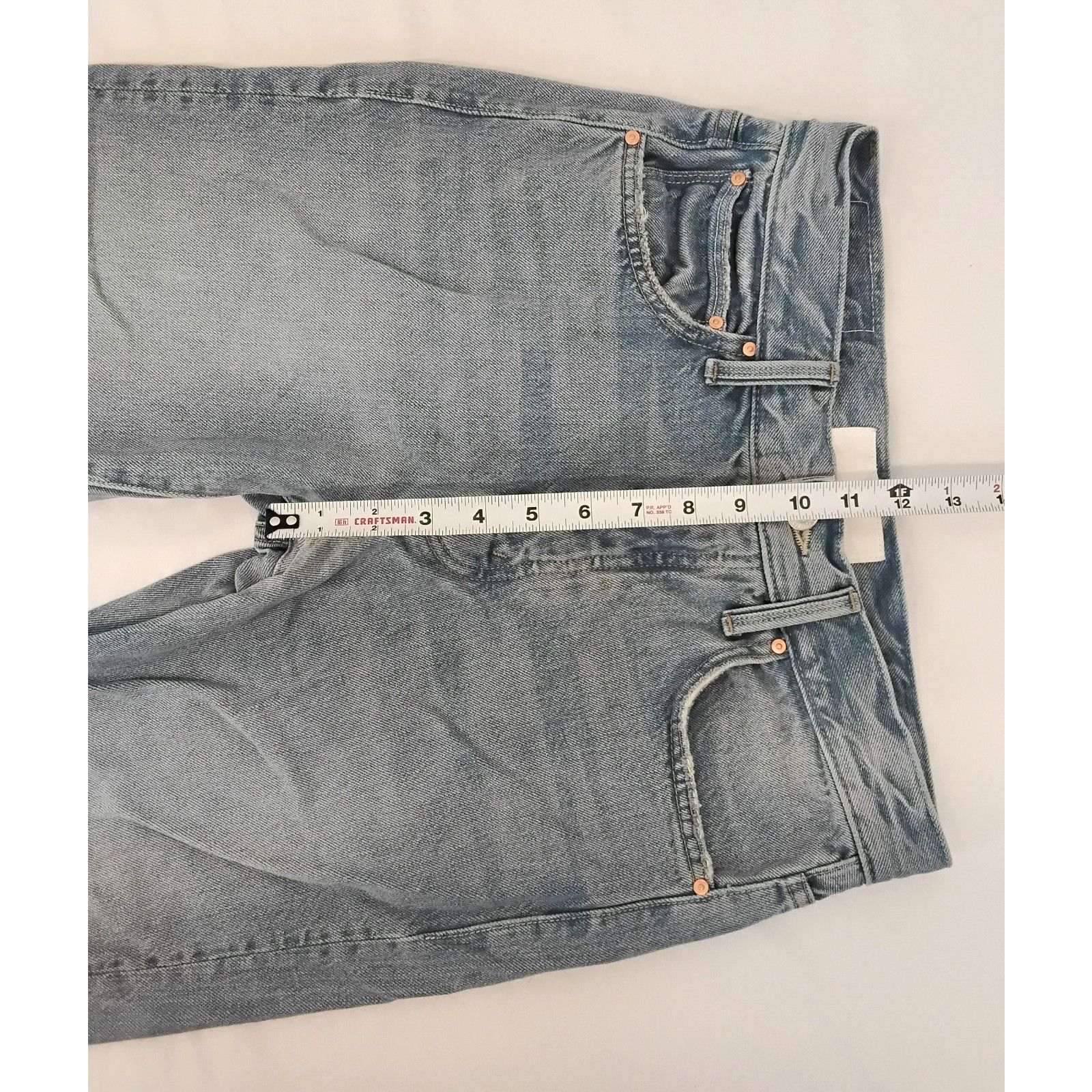 MOTHER Mother Hiker Hover Jeans Women's 26 Light Wash High Waist Size 26" / US 2 / IT 38 - 17 Thumbnail