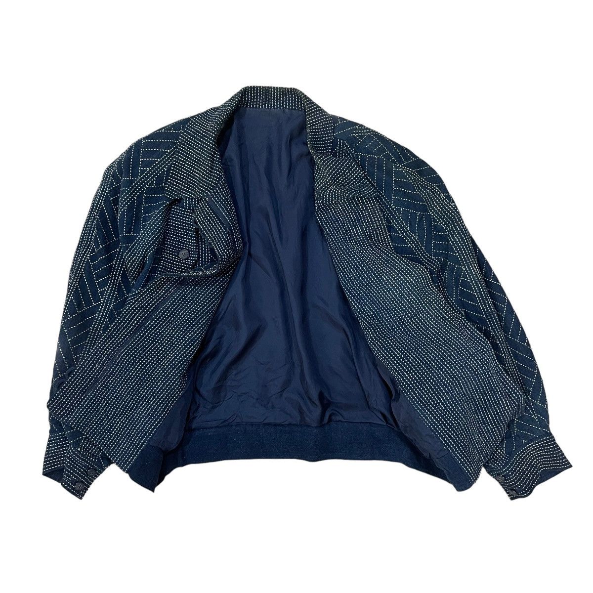 Japanese Brand Vintage Japanese Brand Wool Bomber Jacket Size US S / EU 44-46 / 1 - 3 Thumbnail