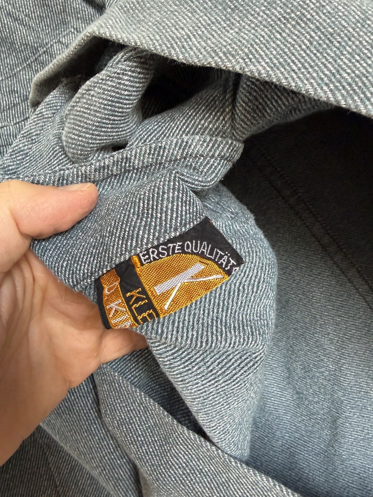 Le Laboureur Vintage German Salt & Pepper Work Military Blouson Jacket Size US S / EU 44-46 / 1 - 5 Thumbnail