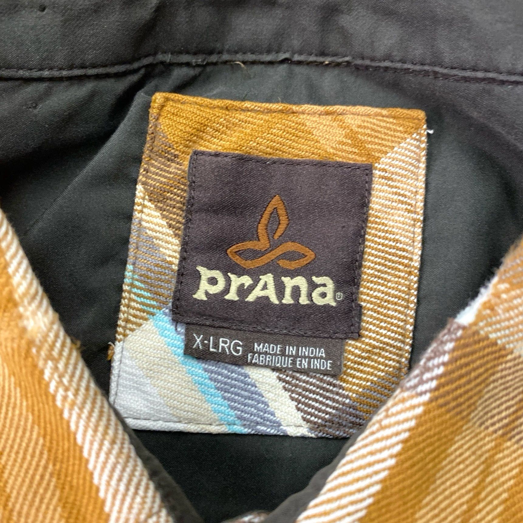 Prana Prana Shirt Mens XL Button Up Flannel Plaid Brown Cotton Size US XL / EU 56 / 4 - 2 Thumbnail