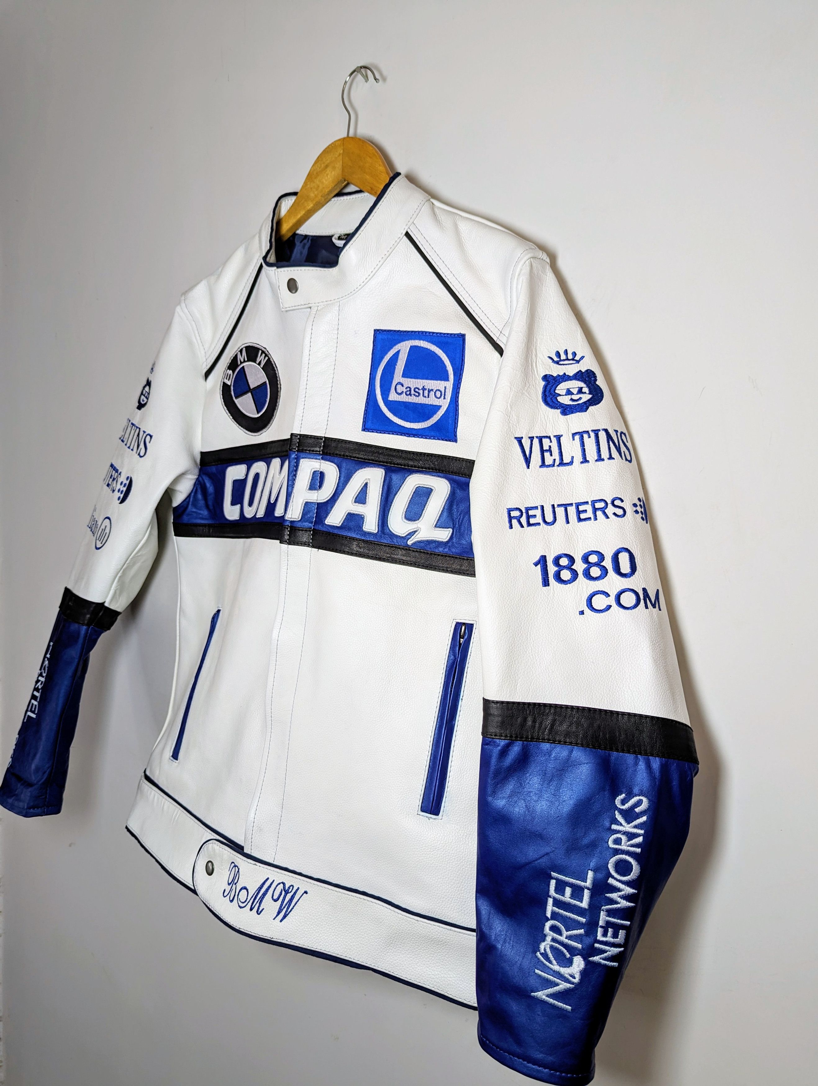 Vintage 💀🔥 BMW 🔥💀 RACING LEATHER JACKET RARE STREETWEAR Size US M / EU 48-50 / 2 - 5 Thumbnail