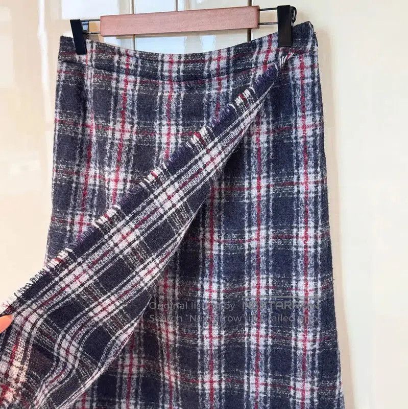 Max Mara MaxMara Colorful Wool Midi Skirt . Size 23" - 2 Thumbnail