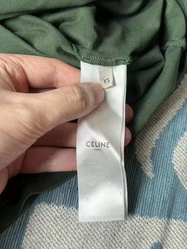 Celine Celine 16 Paris Green Short Sleeve Tshirt Size US XS / EU 42 / 0 - 4 Thumbnail