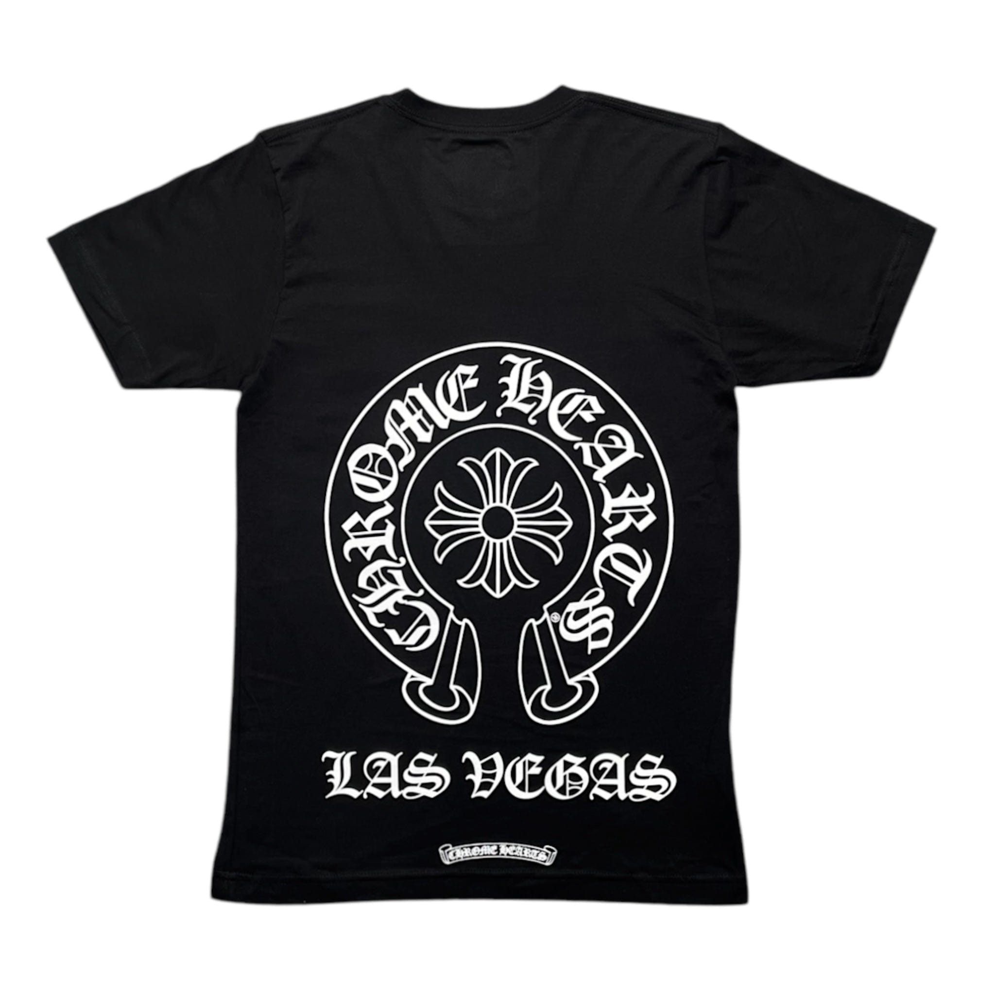 Chrome Hearts Las Vegas Exclusive Horseshoe Logo Short Sleeve Tee  