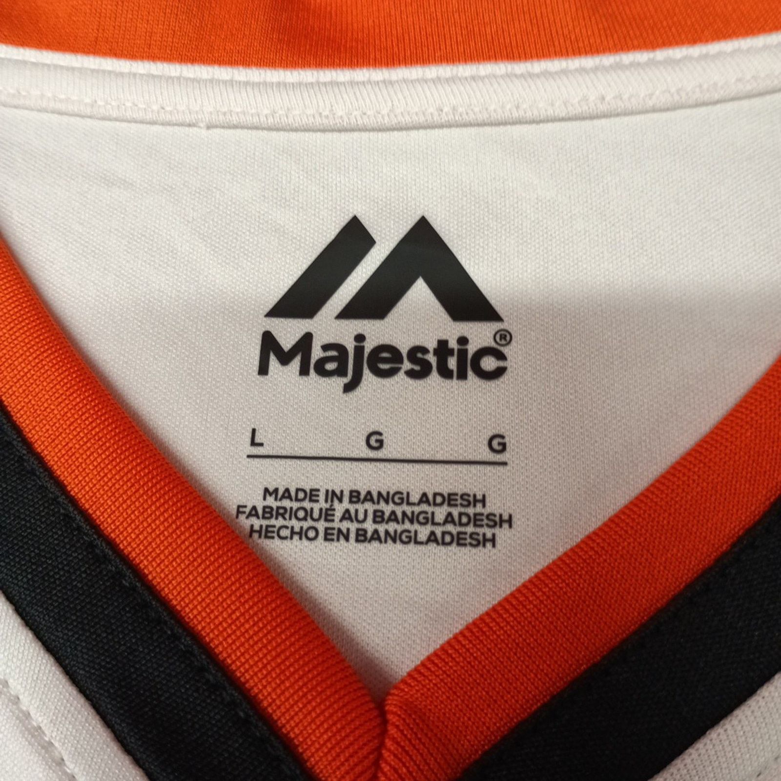Majestic Baltimore Orioles White Men’s MLB Jersey Size L Majestic Size US L / EU 52-54 / 3 - 3 Thumbnail