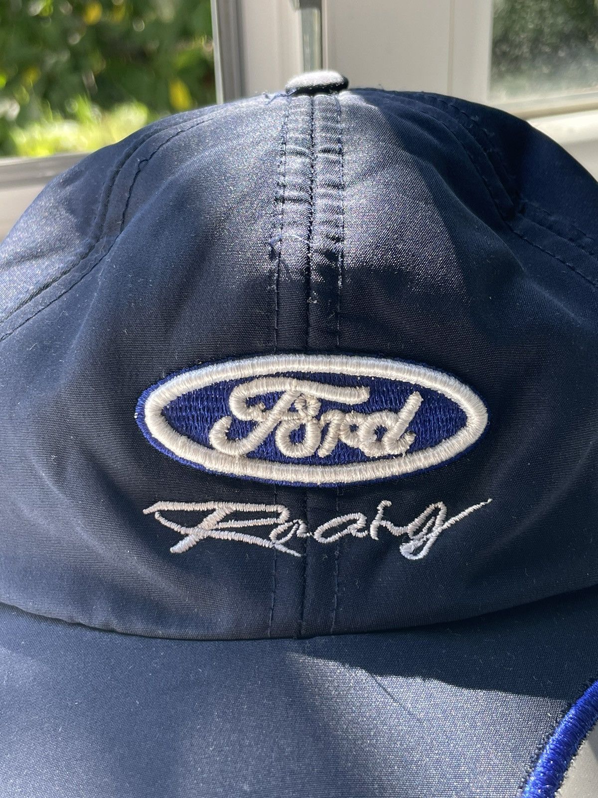 Ford Vintage Y2K Ford Racing #5 Nylon Cap Blue RARE Size ONE SIZE - 2 Thumbnail