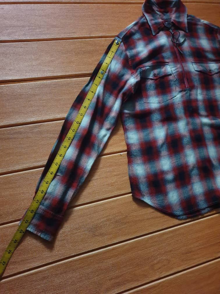 Polo Ralph Lauren 💥Polo Ralph Lauren Checkered Rayon Longsleeve shirt Size US XS / EU 42 / 0 - 10 Thumbnail