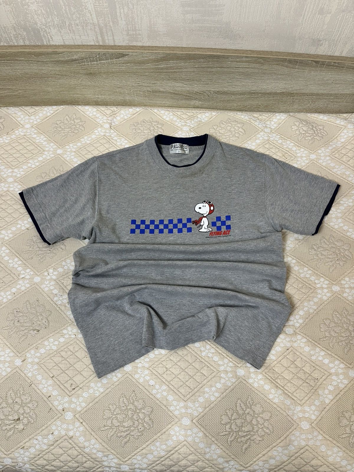 Peanuts 🔥 90s Vintage Peanuts Flying Ace Cartoon T Shirt Movie Size US L / EU 52-54 / 3 - 4 Thumbnail