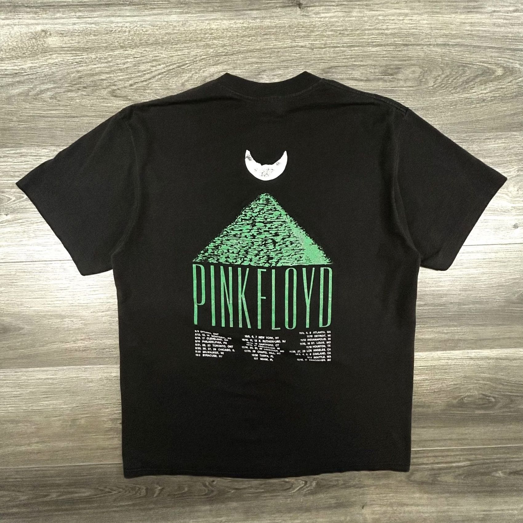 Vintage VINTAGE Pink Floyd Shirt Mens XL Black Momentary Lapse of Reason 1987 Made USA Size US XL / EU 56 / 4 - 2 Thumbnail