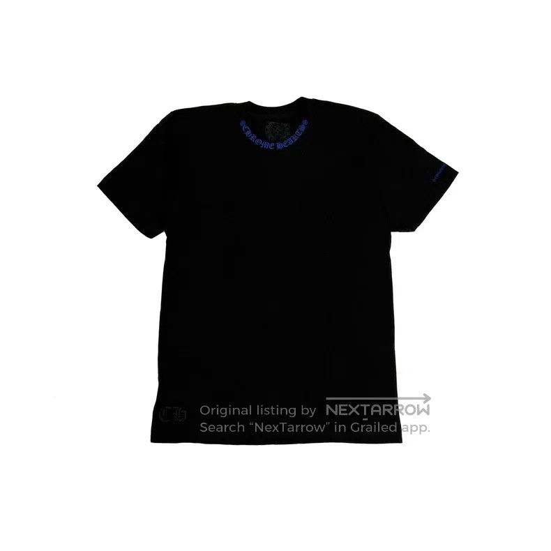 Chrome Hearts CHROME HEARTS Size M Black and blue logo short sleeves Size US M / EU 48-50 / 2 - 1 Thumbnail