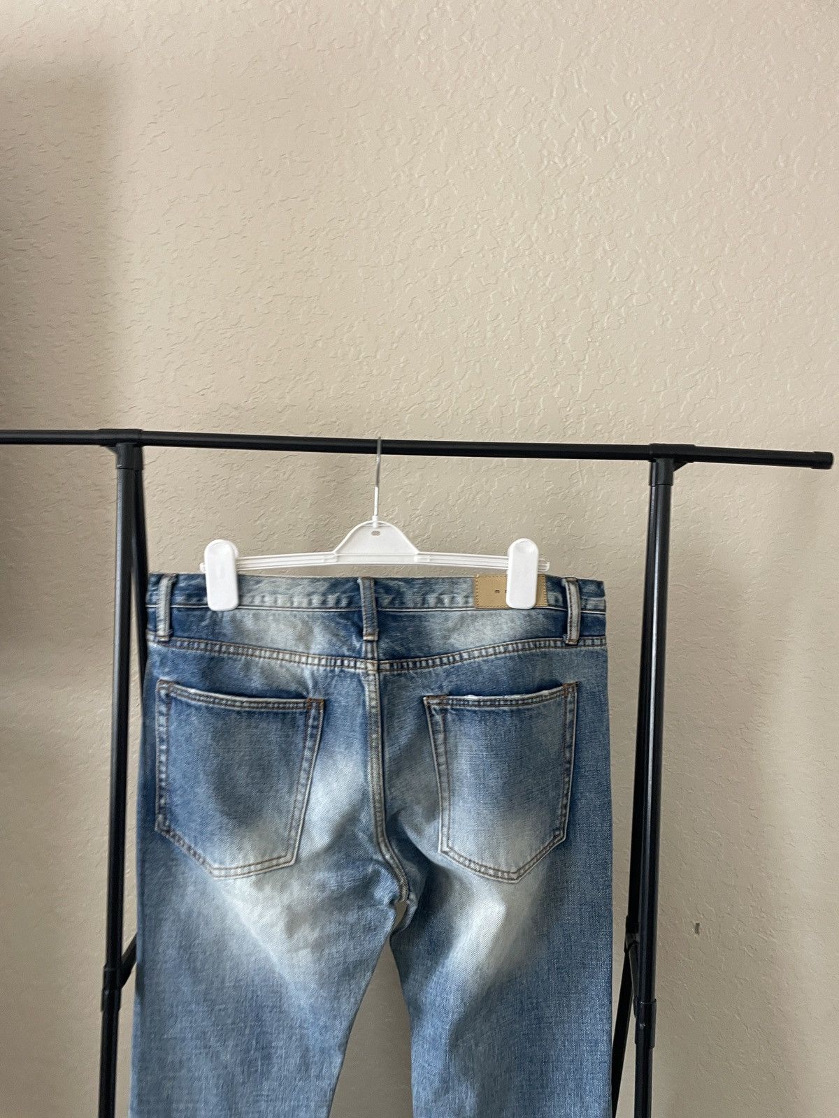 MNML Button Fly Zippered ankle denim jeans Size US 38 / EU 54 - 3 Thumbnail