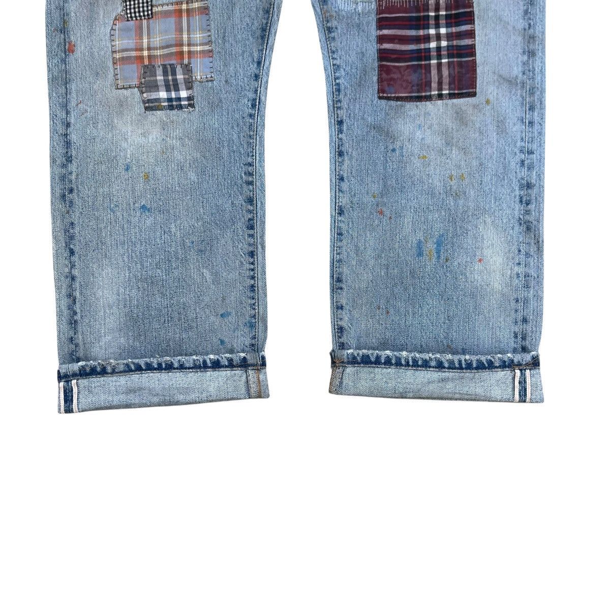 Levi's Vintage Clothing Vtg Levi’s big E 505 Patch Work Selvedge Denim Size US 32 / EU 48 - 5 Thumbnail