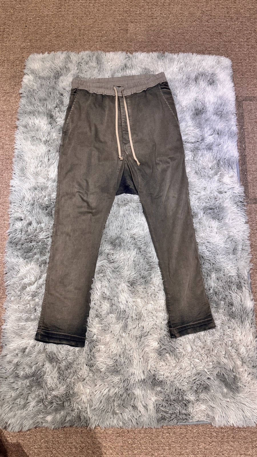 Rick Owens Rick Owens Hustler Drawstring Drop Crotch Pants Size US 32 / EU 48 - 1 Thumbnail