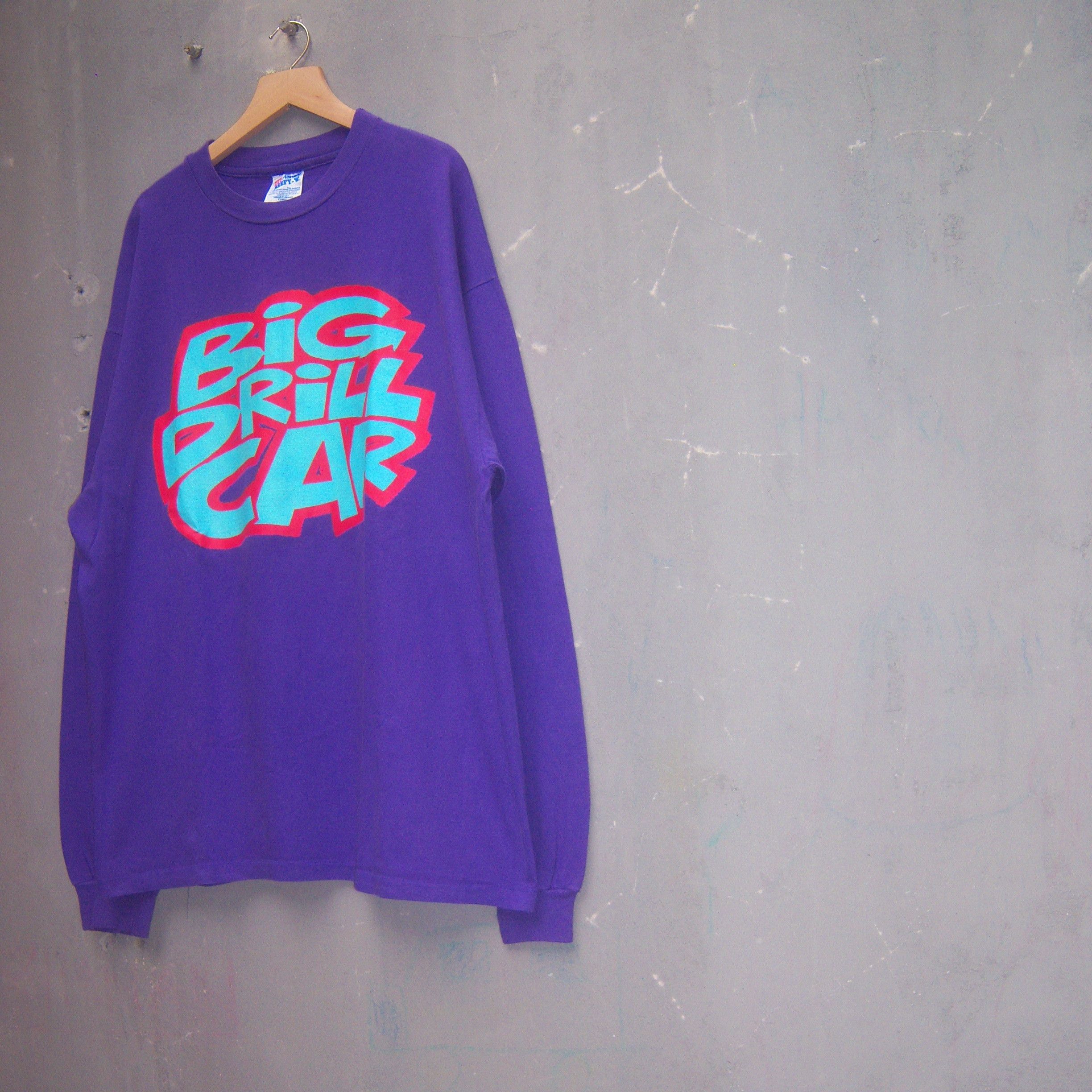 Band Tees × Vintage 1991 Big Drill Car - Batch Purple T shirt Size US XL / EU 56 / 4 - 8 Thumbnail