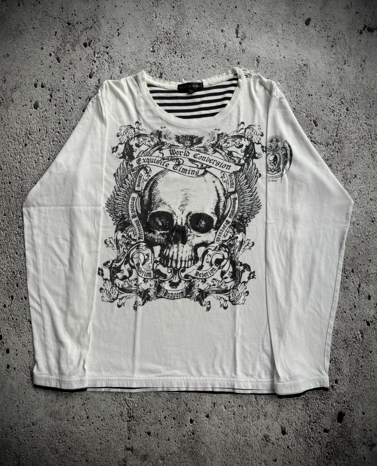 Hysteric Glamour Y2k Defectibe skull ifsix punk style longseleve Size US L / EU 52-54 / 3 - 1 Thumbnail