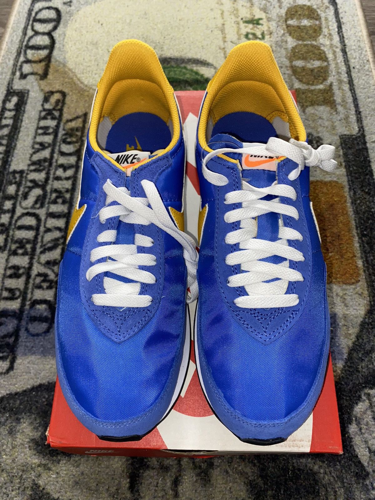 Nike Nike Waffle Trainer 2 Medium Blue University Gold Size US 8 / EU 41 - 3 Thumbnail