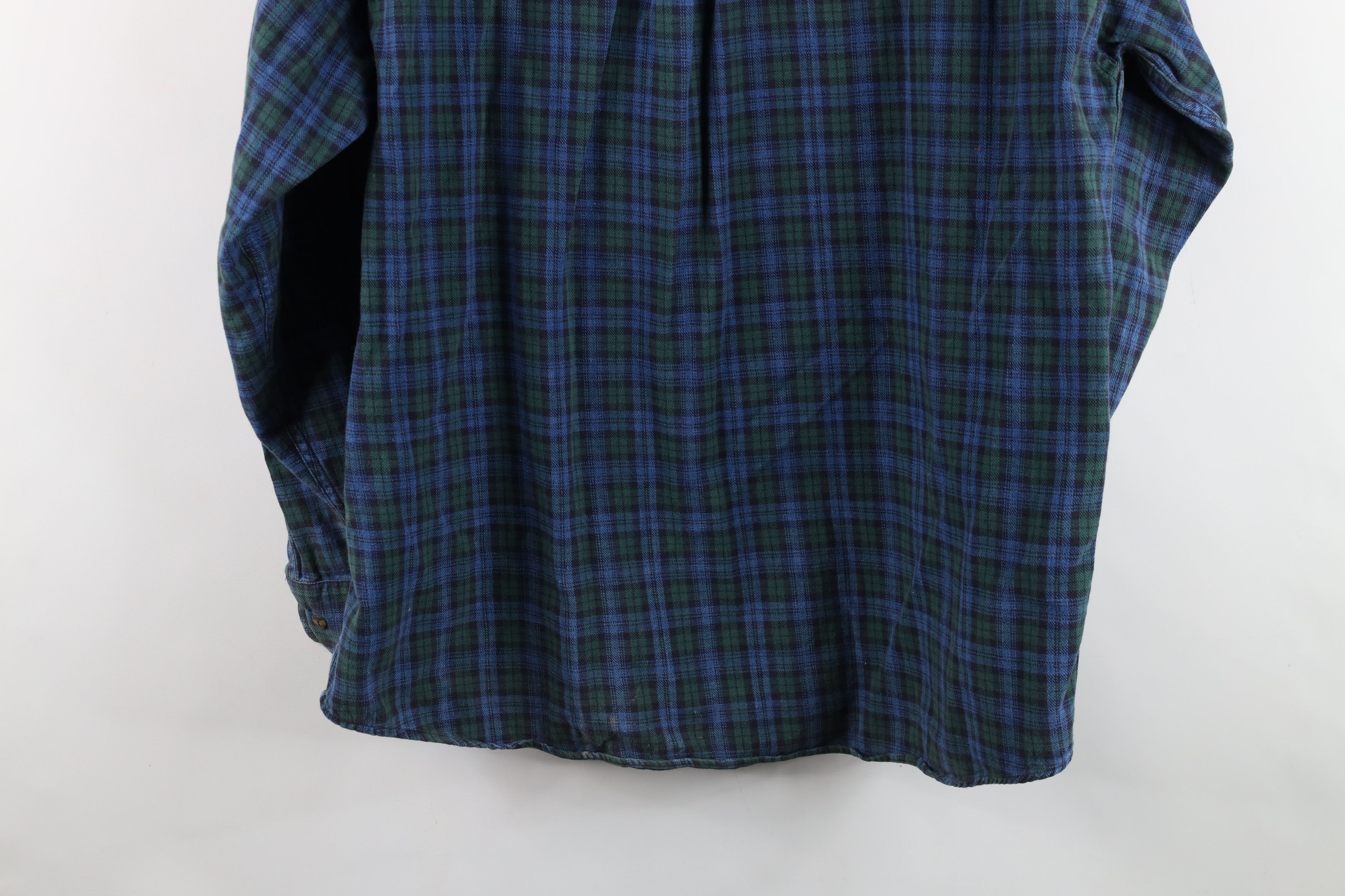 Vintage Vintage 90s Streetwear Denim Band Collar Button Shirt Size US M / EU 48-50 / 2 - 13 Thumbnail