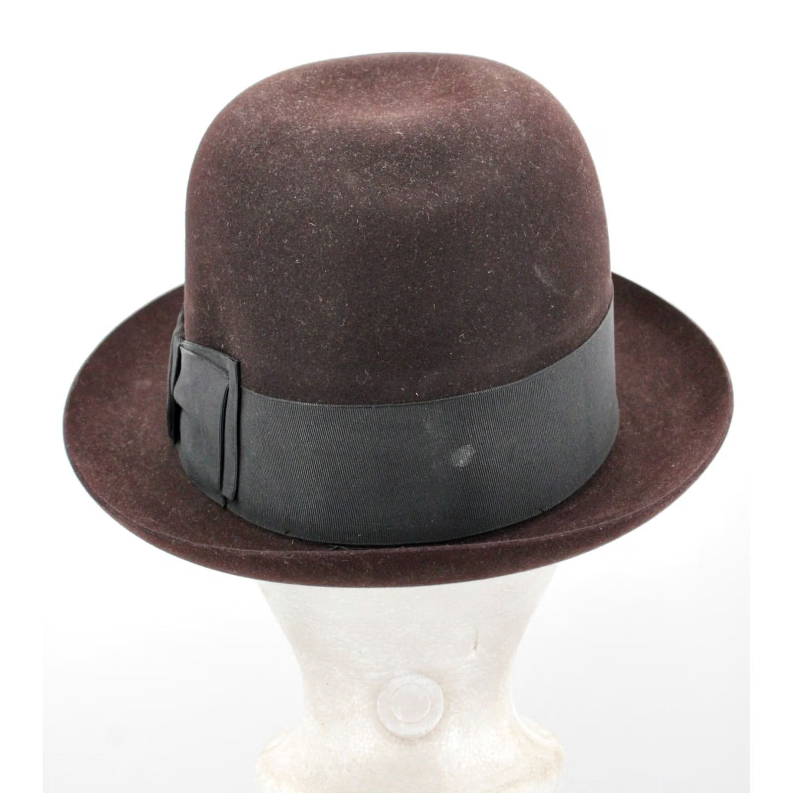 KEEN VINTAGE Keens Bowler Hat Dark Brown 7 1/8 Mens Size ONE SIZE - 3 Thumbnail
