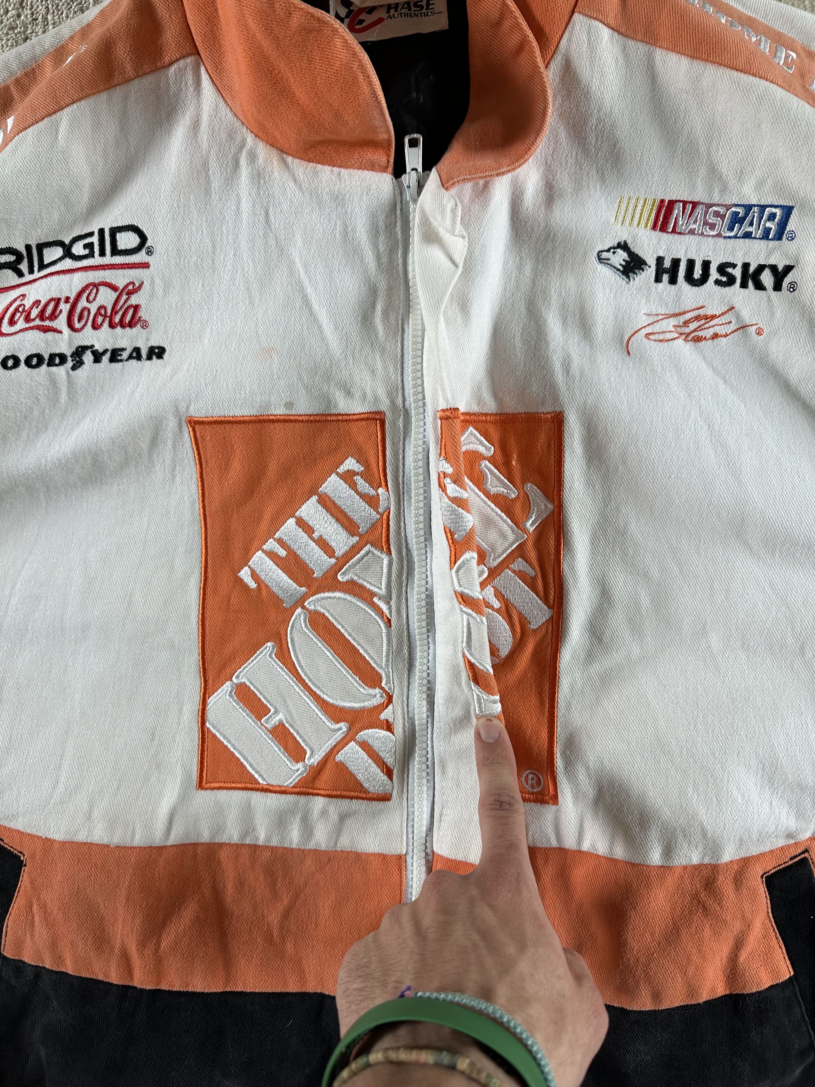 Chase Authentics Vintage NASCAR Home Depot Heavy Jacket – Tony Stewart #20 Size US M / EU 48-50 / 2 - 8 Thumbnail