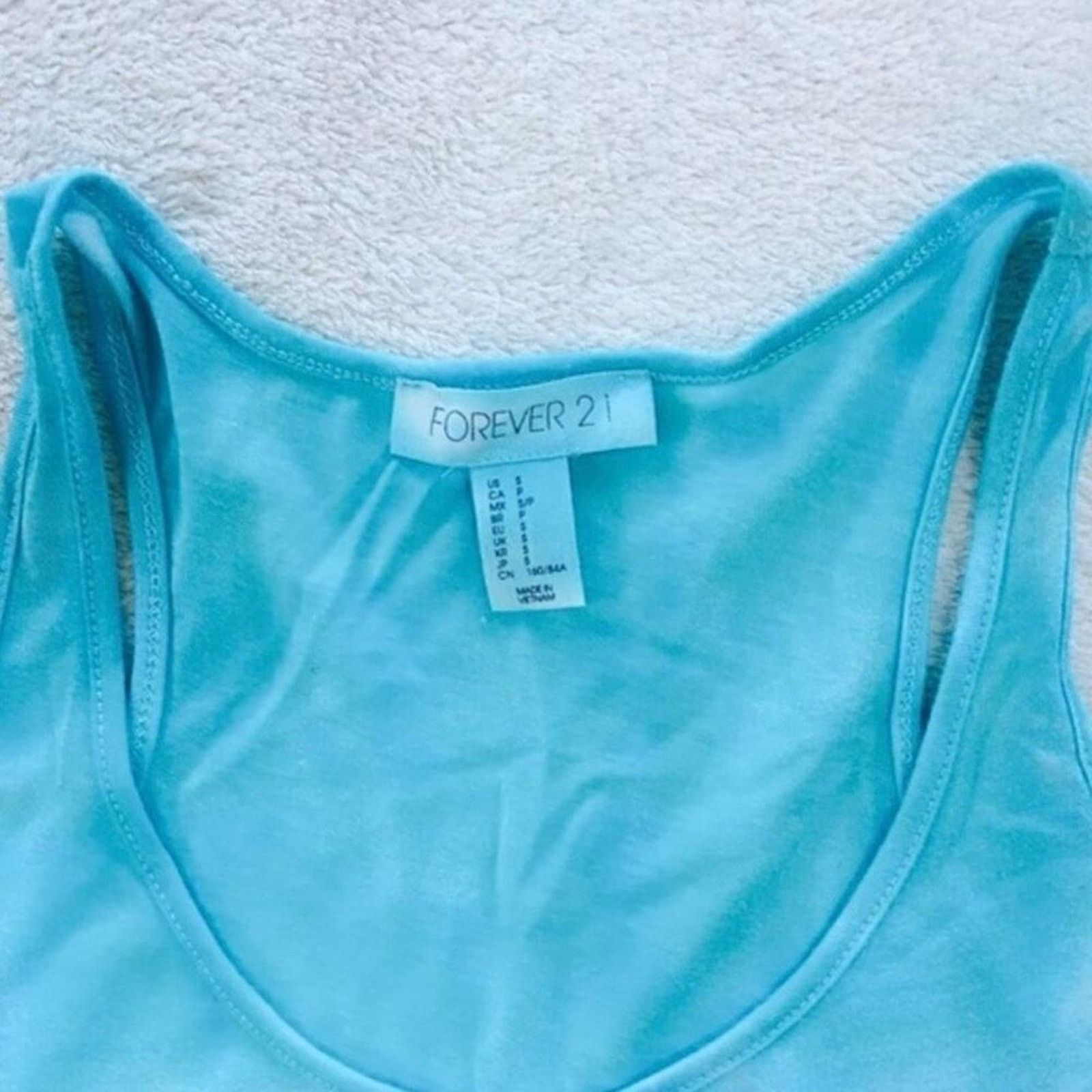 Forever 21 Forever 21 Blue & Green Tie-Dye Tank Top | Sz S Size S / US 4 / IT 40 - 3 Thumbnail