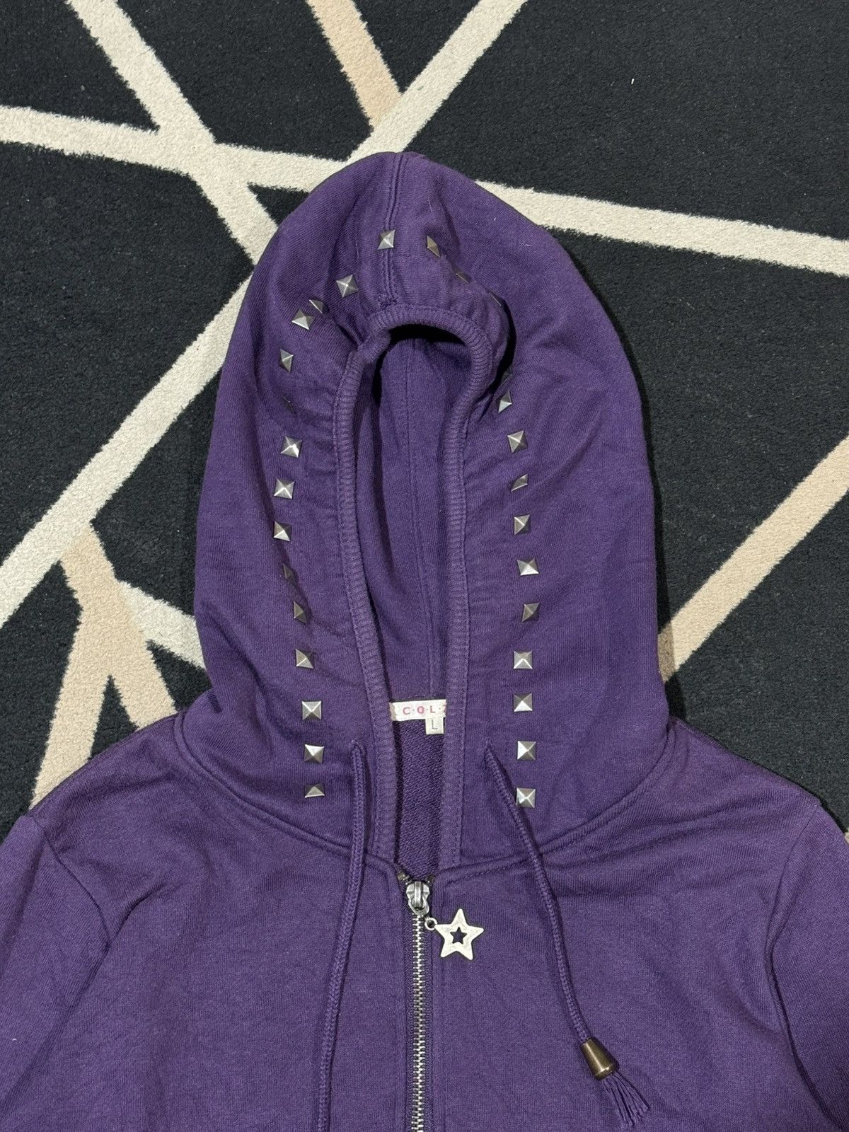 Tornado Mart Studded Colza Hoodie Vkei Punk Styled Japan Size US M / EU 48-50 / 2 - 2 Thumbnail