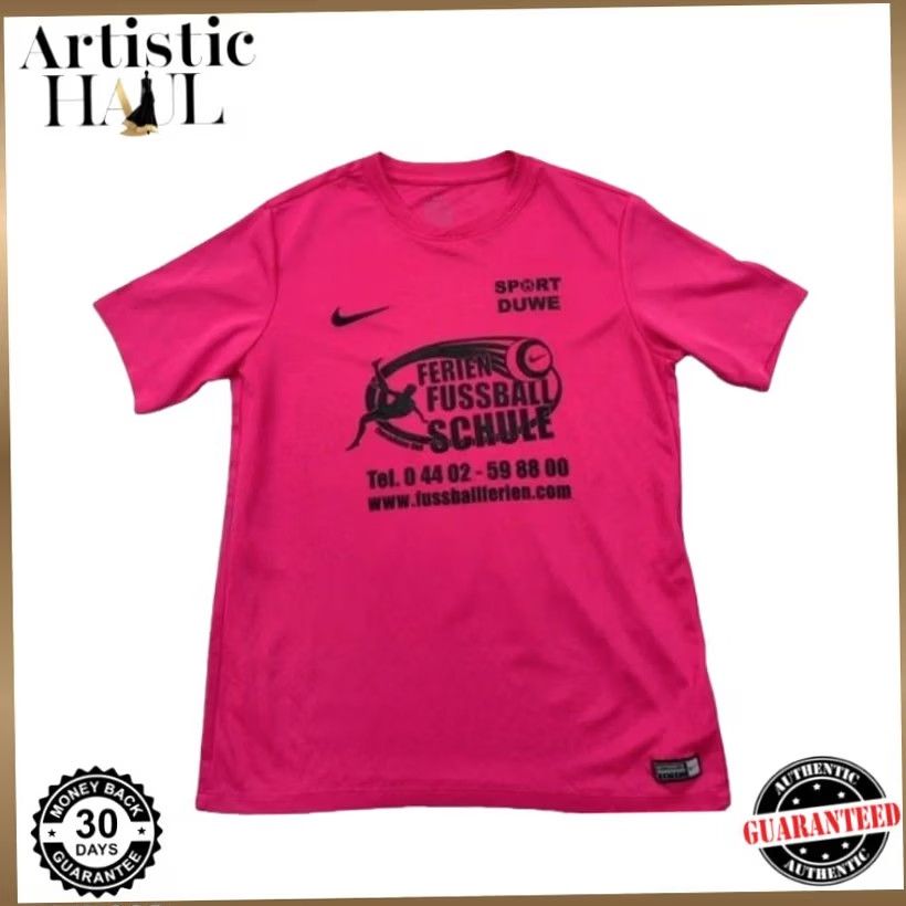 Nike Nike Vivid Pink Dri-FIT Soccer Jersey Short Sleeve Unisex Adult XL Size US XL / EU 56 / 4 - 2 Thumbnail
