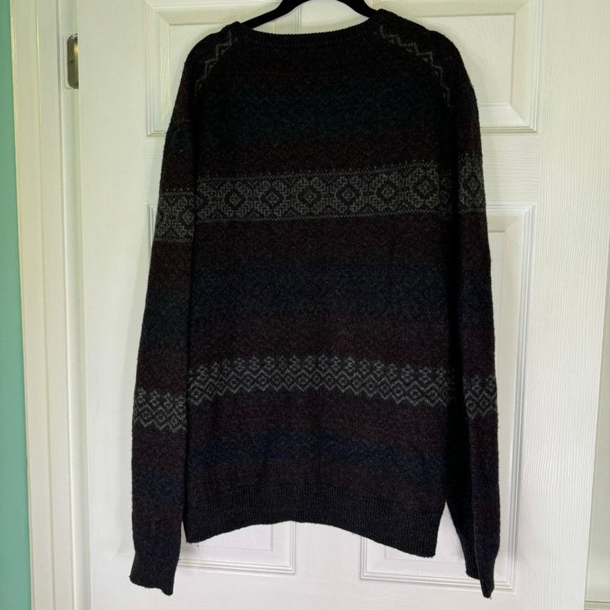 Jos. A. Bank Jos. A. Bank Reserve Fair Isle Wool V-Neck Sweater Men’s XXL Size US XXL / EU 58 / 5 - 3 Thumbnail