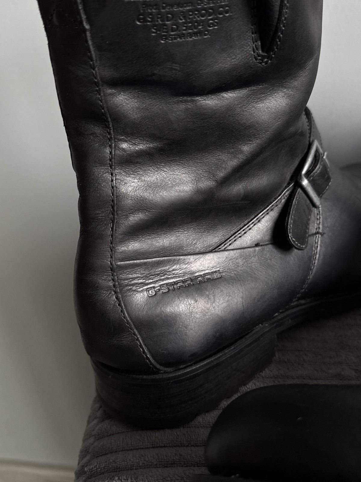 G-Star Vintage G-star Raw High Leather Strap Boots Size US 9 / EU 42 - 11 Thumbnail