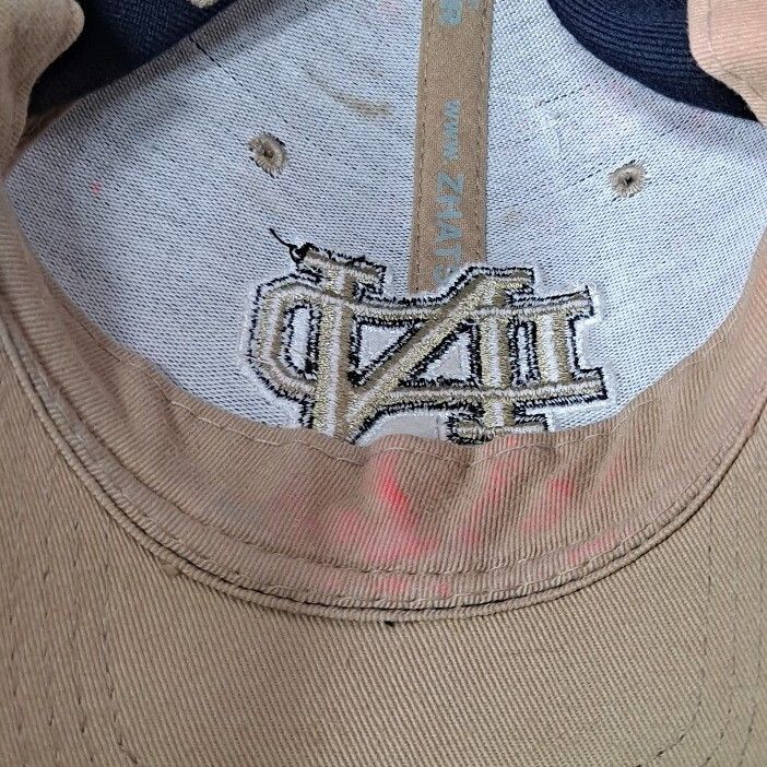 Zephyr Zephyr Notre Dame Irish Hat Cap Fitted ND Logo Shamrock Navy Size ONE SIZE - 5 Thumbnail