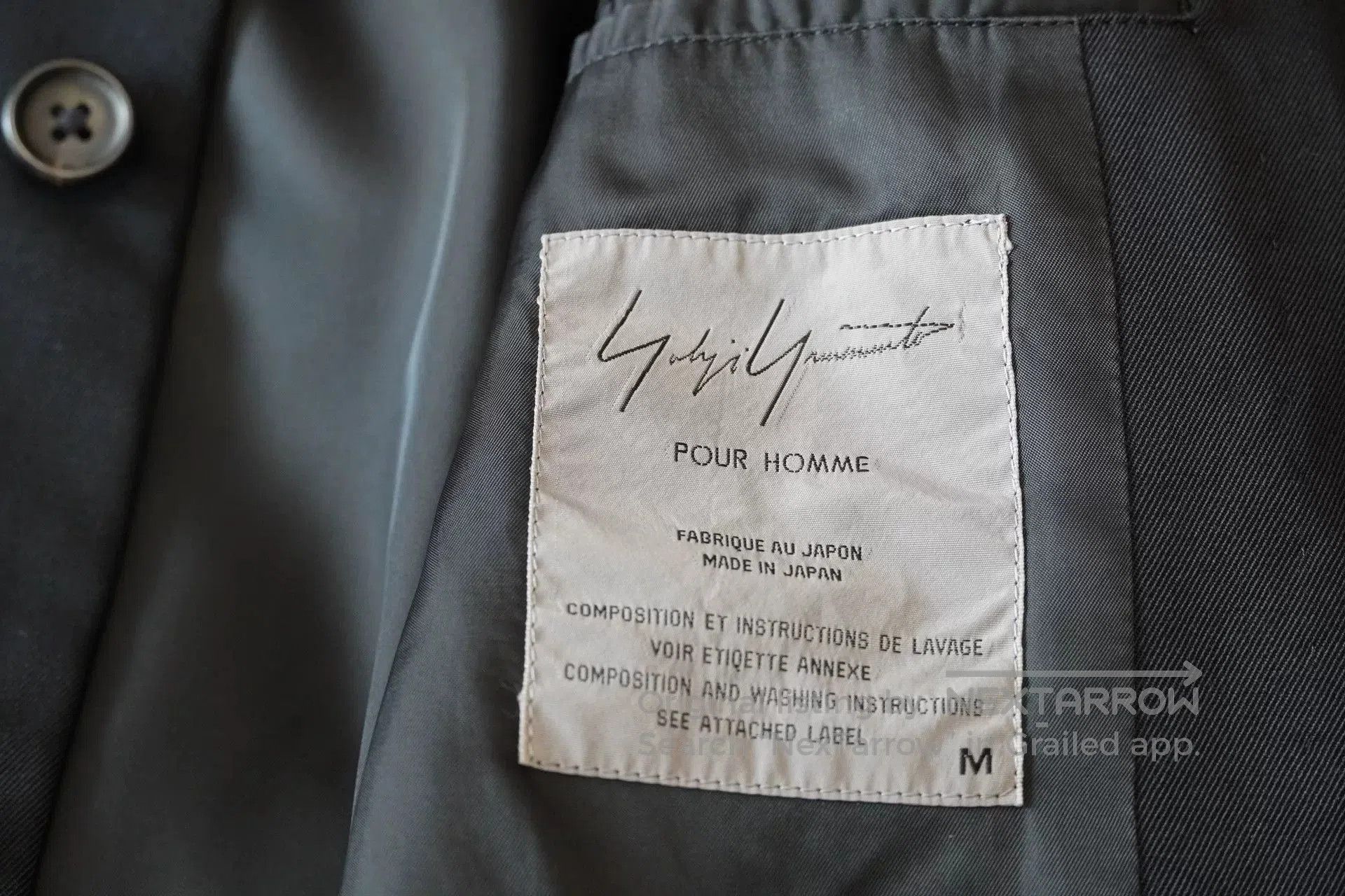 Yohji Yamamoto Yohji Yamamoto Wool Jacket 97AW Collection. Size US M / EU 48-50 / 2 - 6 Thumbnail