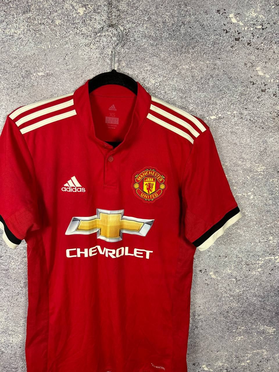 Adidas × Vintage Vintage Manchester United 2017/18 Adidas Soccer Jersey Small Size US S / EU 44-46 / 1 - 3 Thumbnail