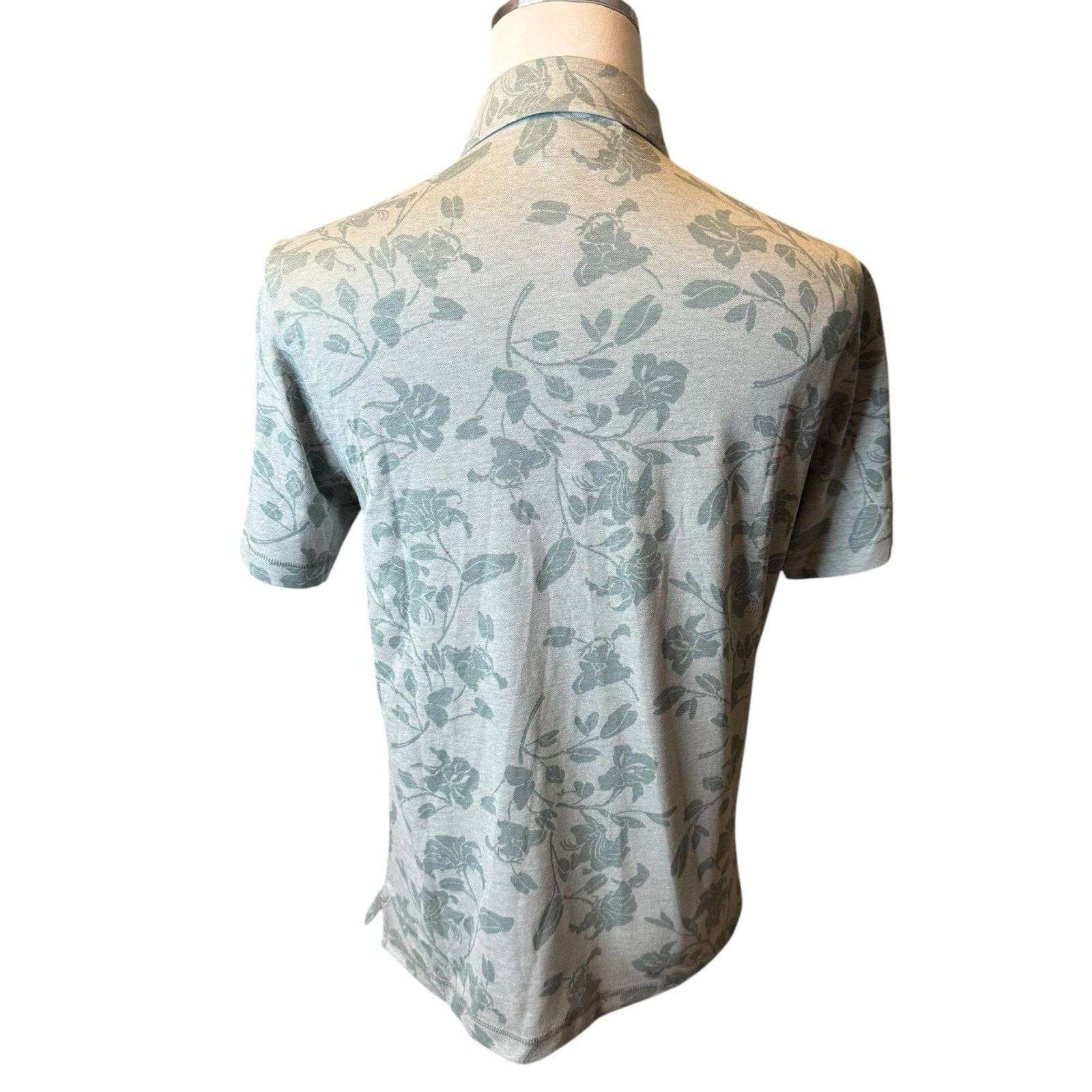 Other Linksoul NEW Golf Floral Print Polo Shirt Casual Gray Size US S / EU 44-46 / 1 - 5 Thumbnail