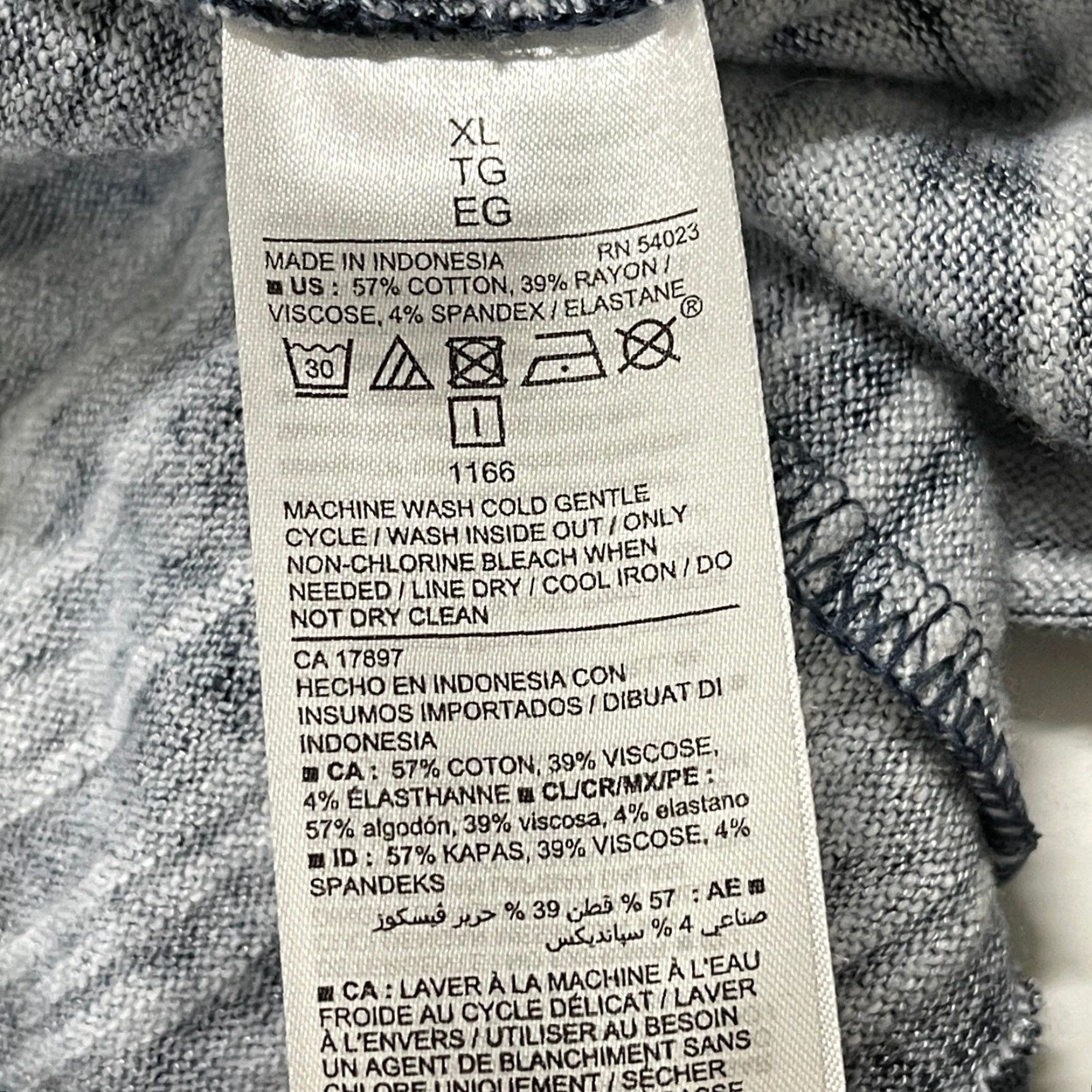 Old Navy Old Navy Shirt Womens XL Blue Tie Dye Print Lightweight Casual Sweatshirt Sweatshirt Size XL / US 12-14 / IT 48-50 - 7 Thumbnail