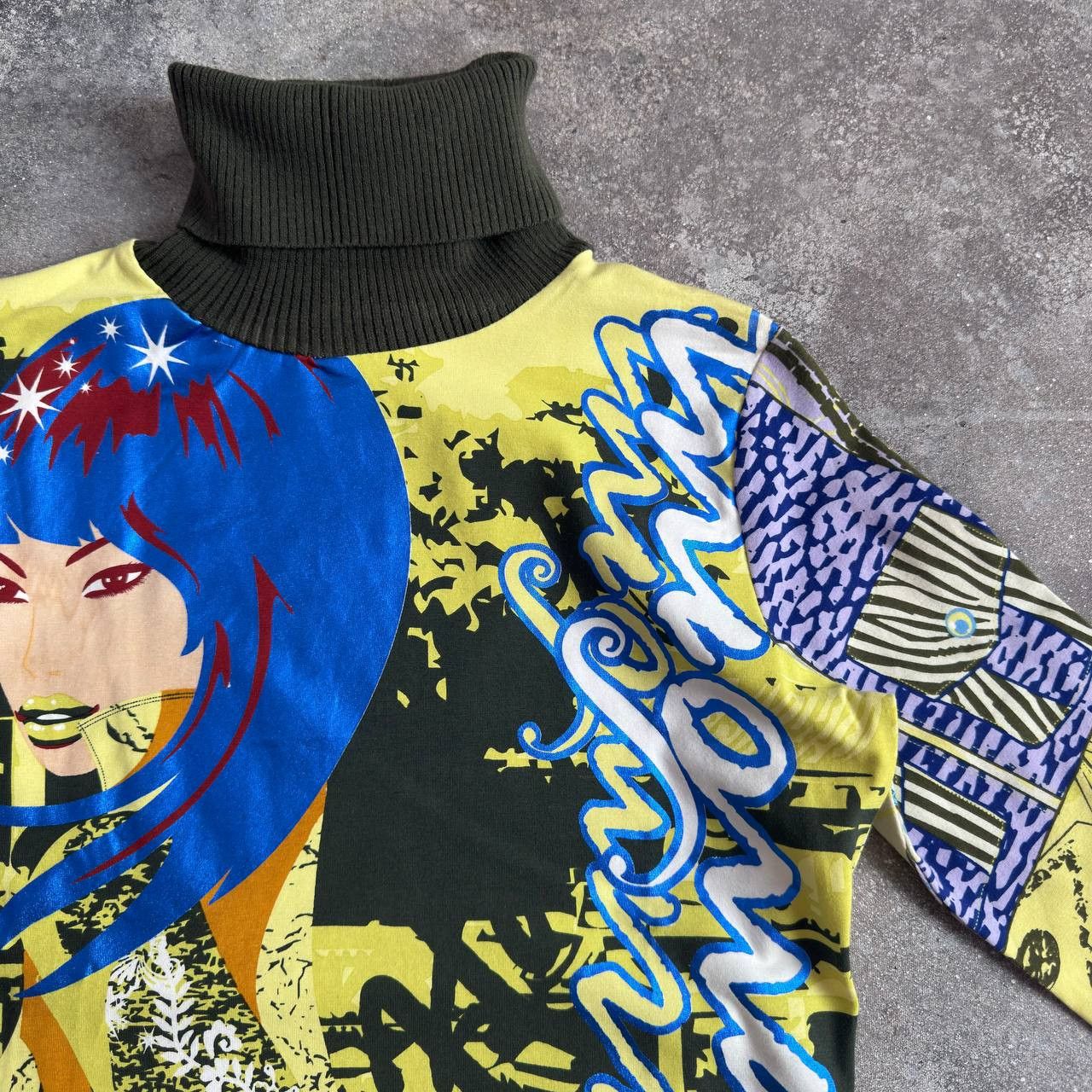 Custo Barcelona Custo Barcelona Y2K Vintage Lady Printed Long Sleeve Top Size M / US 6-8 / IT 42-44 - 4 Thumbnail