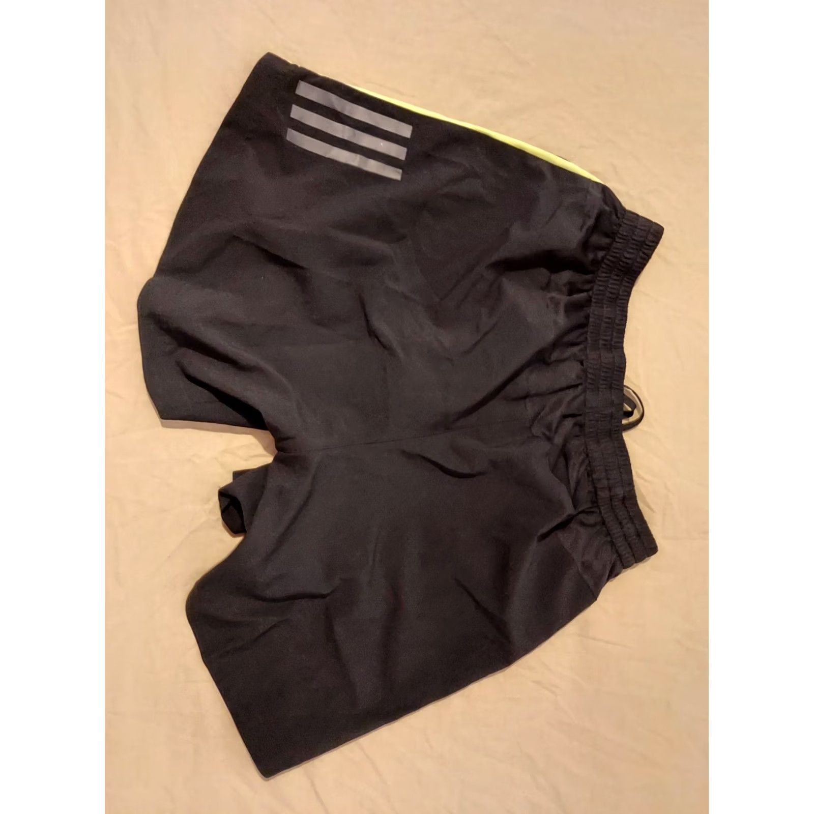 Adidas Mens adidas Medium Black Athletic Shorts Gym Workout Running Size US 31 - 8 Thumbnail