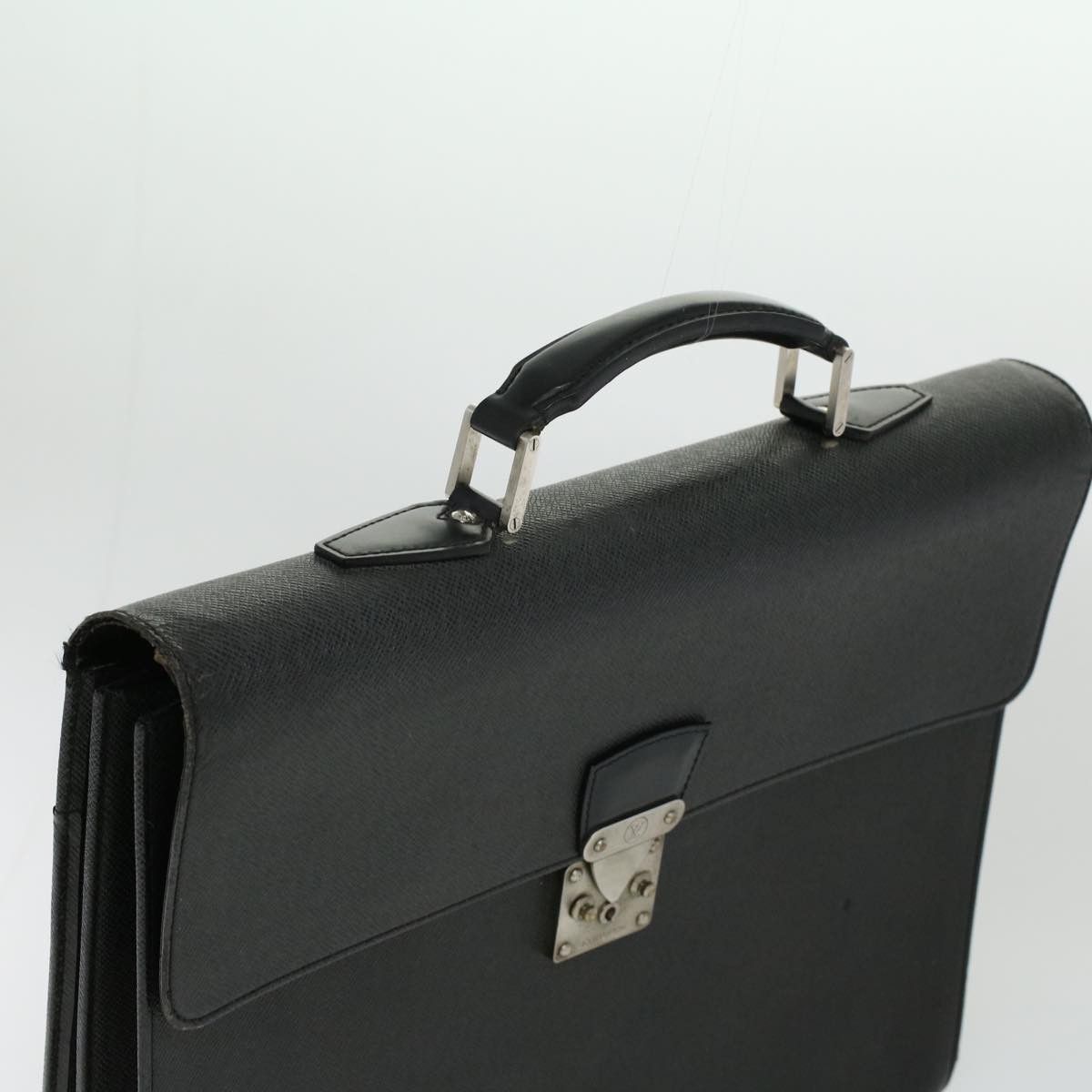 Louis Vuitton LOUIS VUITTON Taiga Serviette Moscova Briefcase Ardoise Size ONE SIZE - 6 Thumbnail